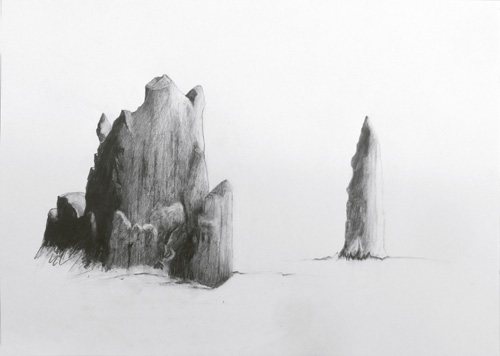 andes, antarctica, drawing, art,